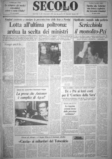 mercoledì 1 dicembre 1982