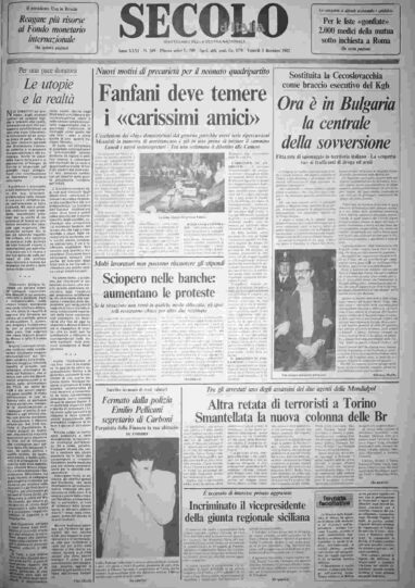 venerdì 3 dicembre 1982