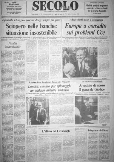 sabato 4 dicembre 1982