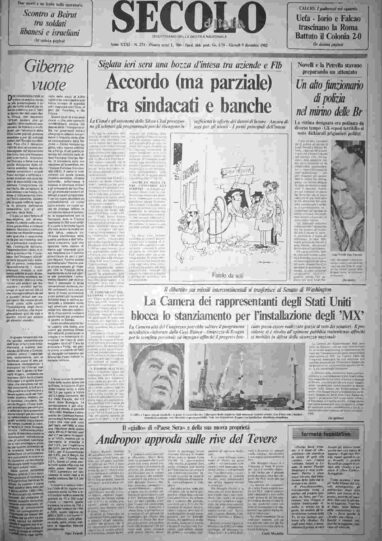 giovedì 9 dicembre 1982