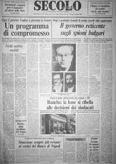 venerdì 10 dicembre 1982