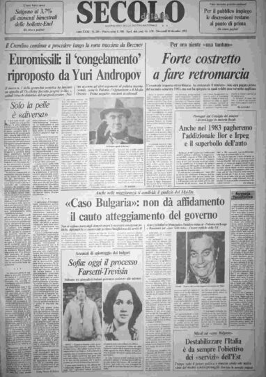 mercoledì 22 dicembre 1982