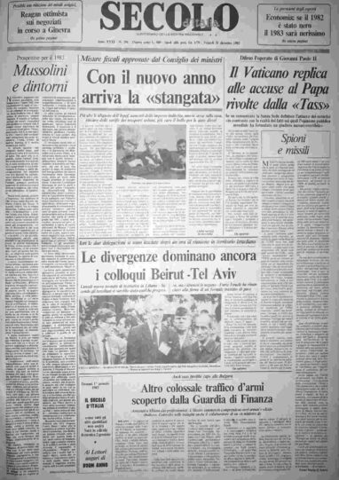 venerdì 31 dicembre 1982