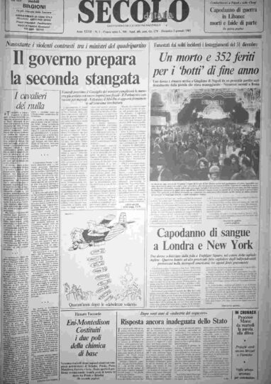 domenica 2 gennaio 1983