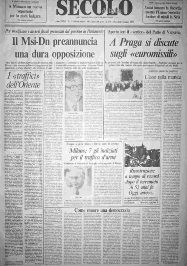 mercoledì 5 gennaio 1983