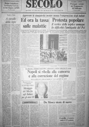 sabato 8 gennaio 1983