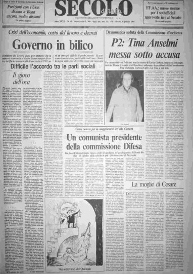 giovedì 20 gennaio 1983