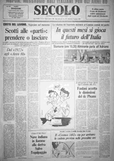 domenica 23 gennaio 1983