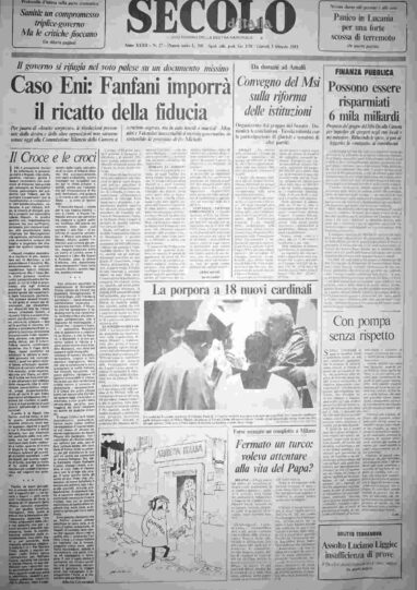 giovedì 3 febbraio 1983
