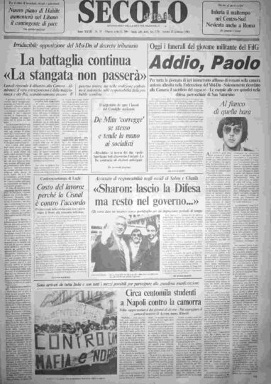 sabato 12 febbraio 1983