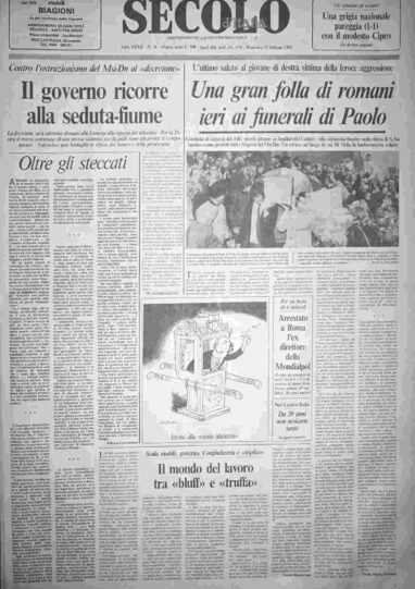 domenica 13 febbraio 1983