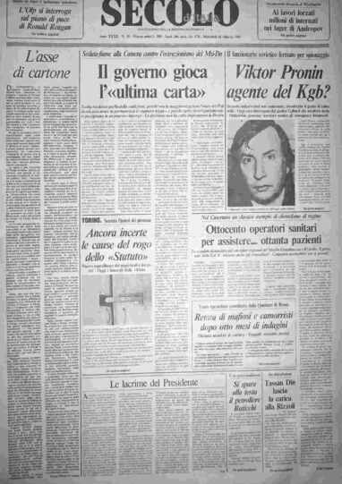 mercoledì 16 febbraio 1983