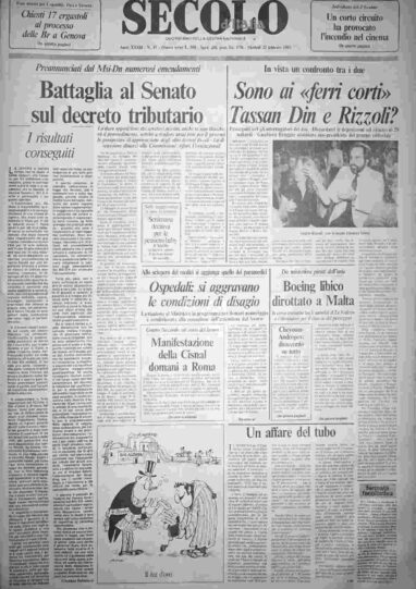 martedì 22 febbraio 1983