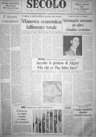 venerdì 25 febbraio 1983