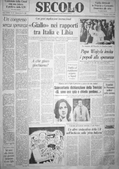 giovedì 3 marzo 1983