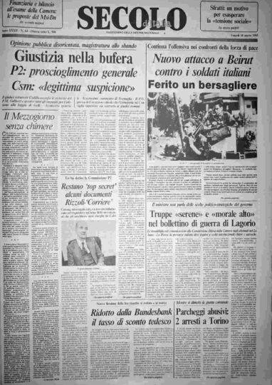 venerdì 18 marzo 1983