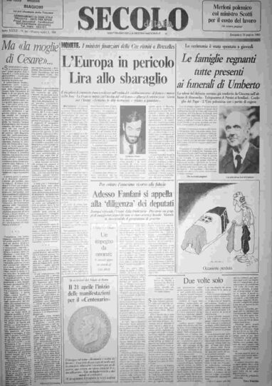 domenica 20 marzo 1983