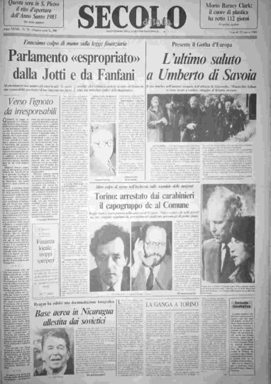 venerdì 25 marzo 1983