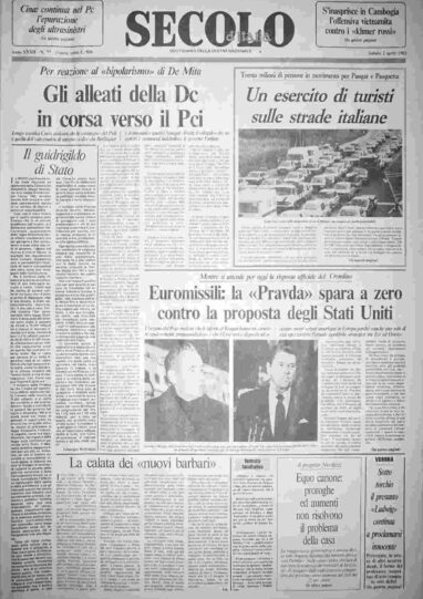 sabato 2 aprile 1983