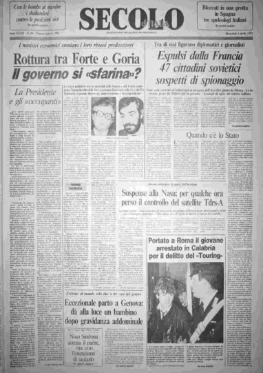 mercoledì 6 aprile 1983