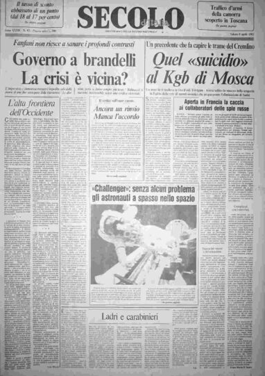 sabato 9 aprile 1983