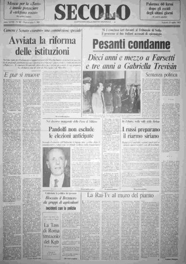 venerdì 15 aprile 1983