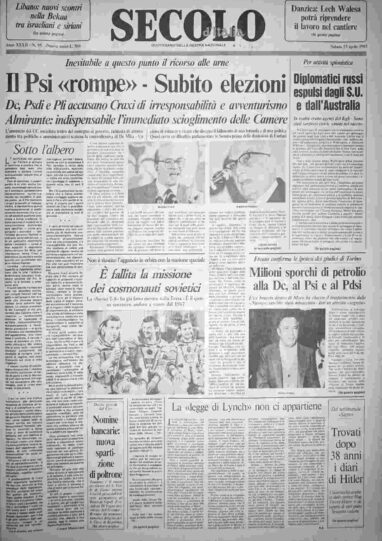 sabato 23 aprile 1983