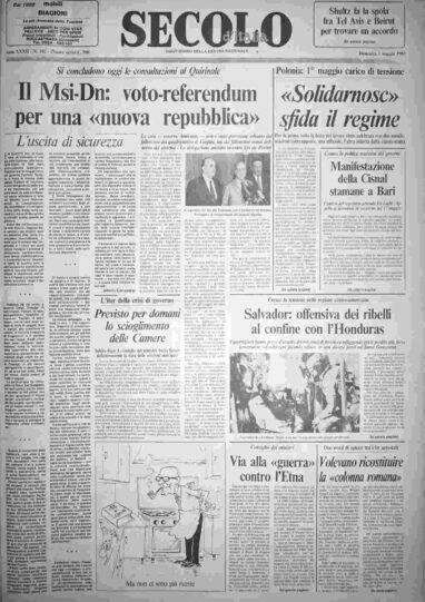 domenica 1 maggio 1983