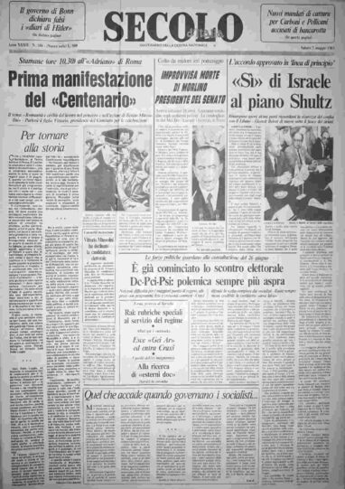 sabato 7 maggio 1983