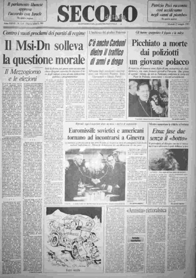 martedì 17 maggio 1983
