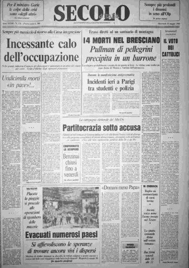mercoledì 25 maggio 1983
