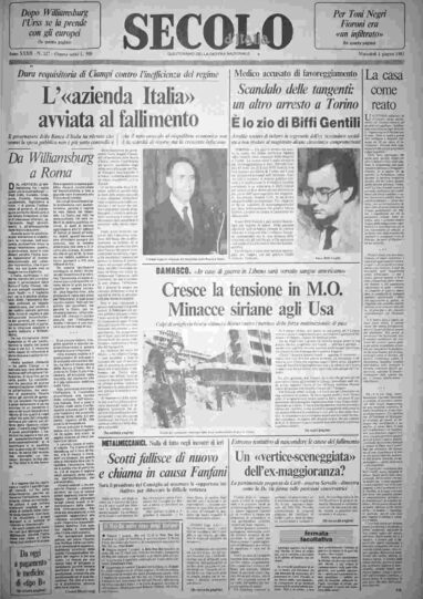 mercoledì 1 giugno 1983