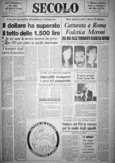 giovedì 2 giugno 1983