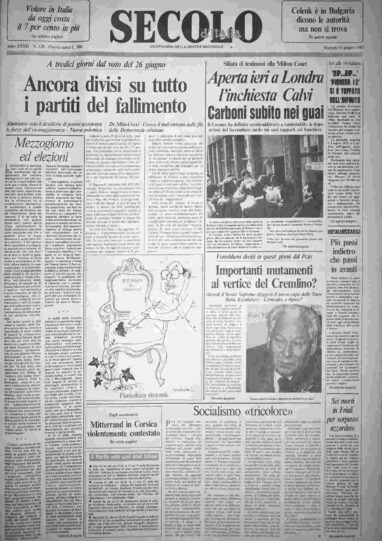 martedì 14 giugno 1983