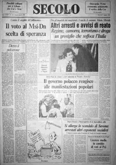 martedì 21 giugno 1983