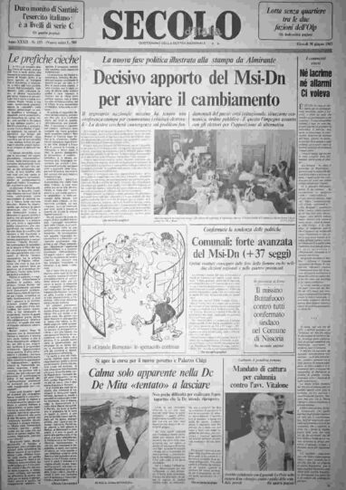 giovedì 30 giugno 1983