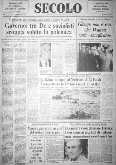 venerdì 1 luglio 1983