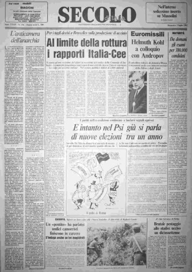 domenica 3 luglio 1983