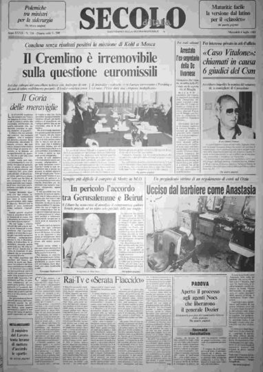 mercoledì 6 luglio 1983