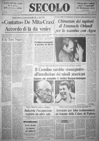 sabato 9 luglio 1983
