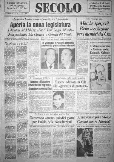 mercoledì 13 luglio 1983