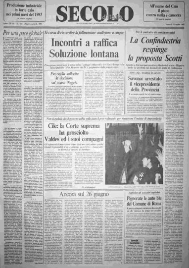 venerdì 15 luglio 1983