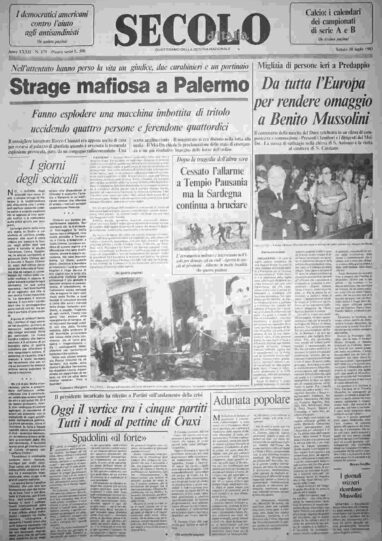 sabato 30 luglio 1983