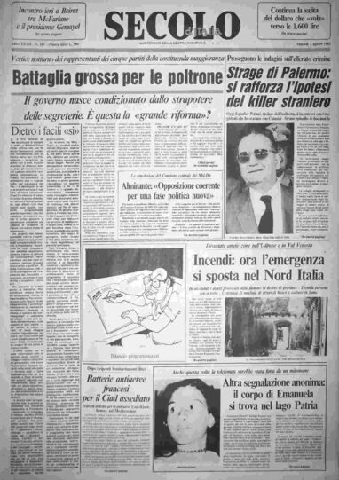 martedì 2 agosto 1983