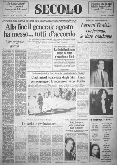 mercoledì 3 agosto 1983
