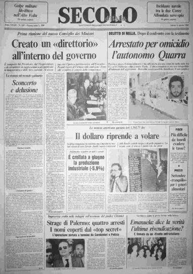 sabato 6 agosto 1983