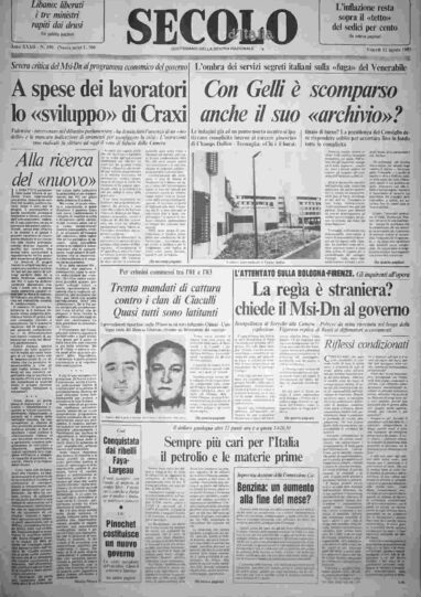 venerdì 12 agosto 1983