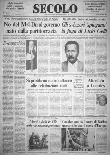 sabato 13 agosto 1983