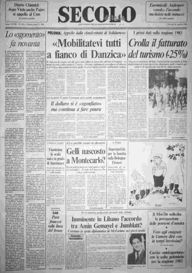 giovedì 18 agosto 1983