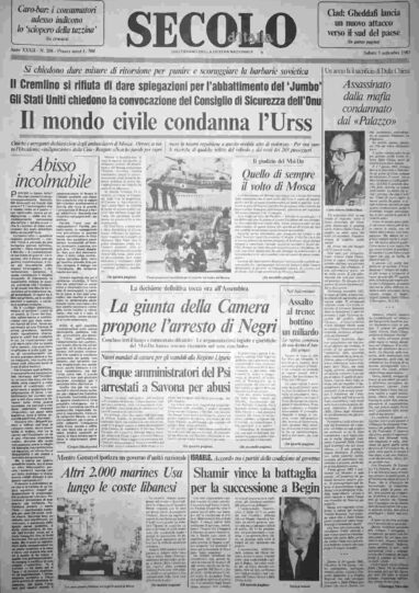 sabato 3 settembre 1983